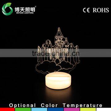 Wholesale factory 3d effect bedroom decoration table light