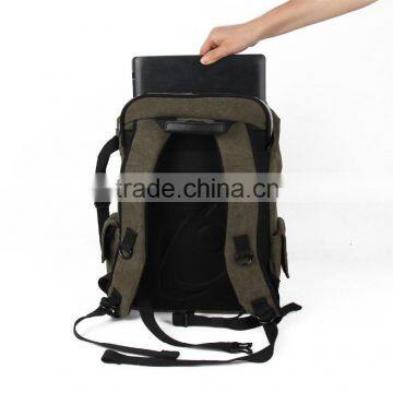 High Quality Professional Modern Canvas Camera Backpack Bag for 15 Inch Laptop photo-2