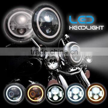 WEIKEN 7 Inch Led Headlight/Round Harley Led Headlight/Motorcycle Headlights photo-6