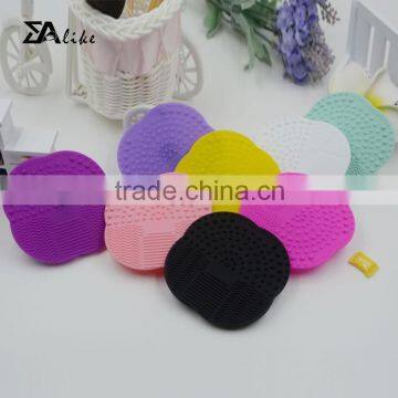 Wholesale custom logo professional best silicone facial makeup brush cleaning mat