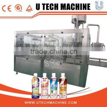 Full automatic 3 in 1 PET bottle juice drinks filling machine