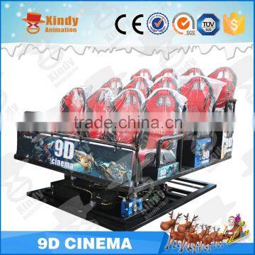 Wonderful Theme Park Children Game 5D 6D 7D 9D Mobile Truck Cinema