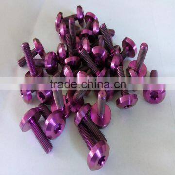 2016 YTL Anodized Titanium Bolt for Motorcycle Titanium screws