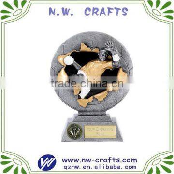 Hotsale resin basketball award trophy