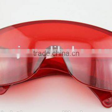 2016 hot selling PC safety glasses PC adjustable safety glasses red color safety glasses supplier in China