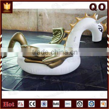 Hot Selling Summer Swimming Pvc Pegasus Inflatable Pool Toy