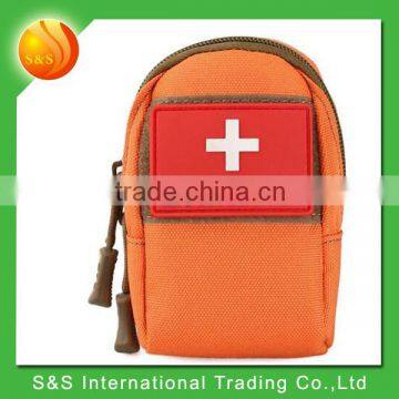 Fresh Orange Waterproof Outdoor Travel First Aid Bag Emergency Bag