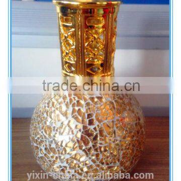 Aromatherapy Fragrance Lamp3/Oil lamp with wick/Mosaic glass oil burner/Home decoration