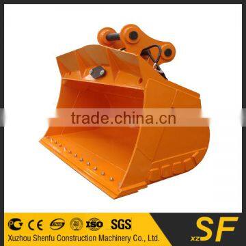 excavator tilting cleaning bucket, tilting mud bucket for sale