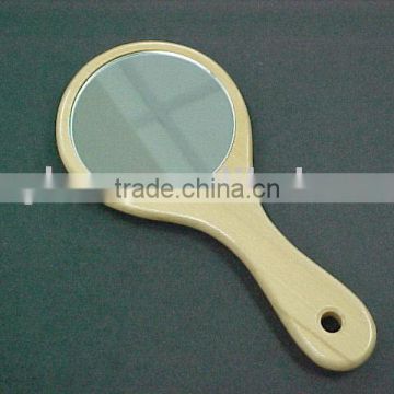 wooden Hair Salon Hand Mirror