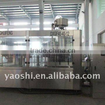 PET bottle CSD filling 3 in 1 machine