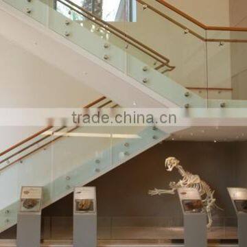 Threaded Glass Standoff/ Rubber Standoff Pins for Indoor Stair Glass Railing Designs photo-2