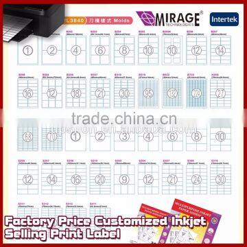 Factory Price Customized Inkjet Selling Print Label