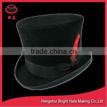 Ribbon and Rope Accessory Type and 100% Wool,100% Australian Wool Material Mini Top Hat photo-6