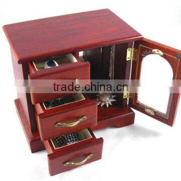 fashion wooden jewelry cabinet jewelry box