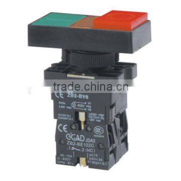 GB2-EW8465 CNGAD GB2 series red and green 2 buttons Illuminated with LED switch