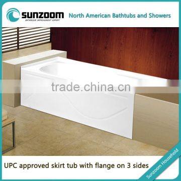 American skirted freestanding bathtub,cupc apron bathtub