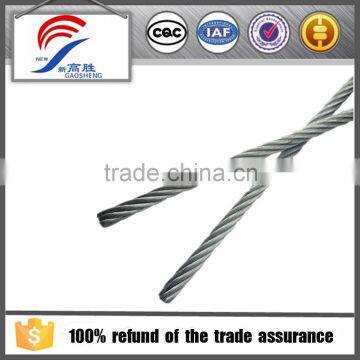 1x7 china factory good price Stainless steel cable wire rope for sale