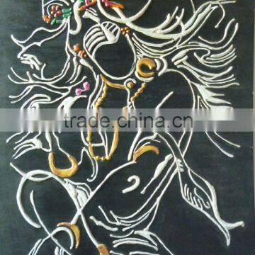 lord shiva plaster of paris art