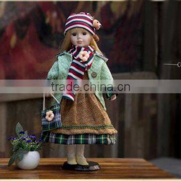 2014 doll Russian Snow girl Standing porcelain doll