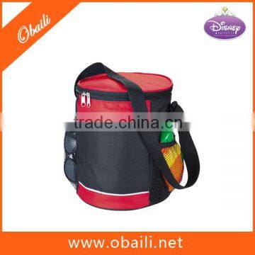 Cylinder-shaped cooler bag