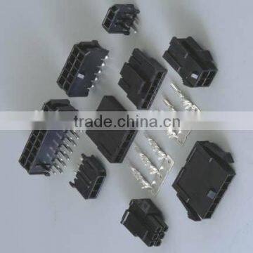 Pitch:3.00mm Micro-Fit Straight Dip Type Electrical Components 6 Pin Connector