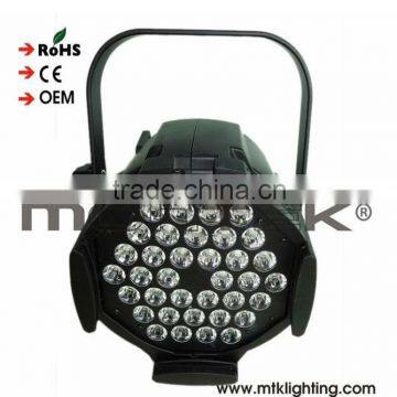 2013 NEW LED Multipar Indoor led par cans 4 tri in 36x4watts, Quadcolor RGBW 4-in-1 led stage lights