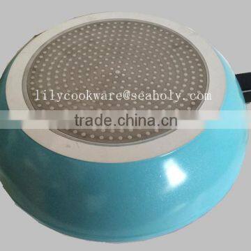 ITALY Aluminum Ceramic Deep Frying Pan With Induction Bottom/detachable Handle photo-5