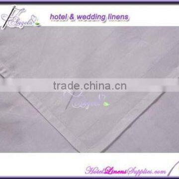 wholesale white striped bed sheets, spa bed linens in stripe -250TC, 3cm stripe