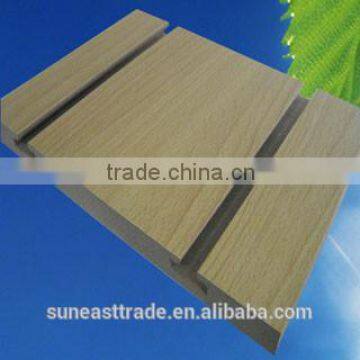 15-18MM grooved melamine MDF board