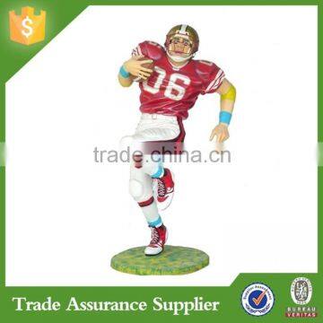 Customized Handmade Resin Bobble Head Soccer Player Figurines