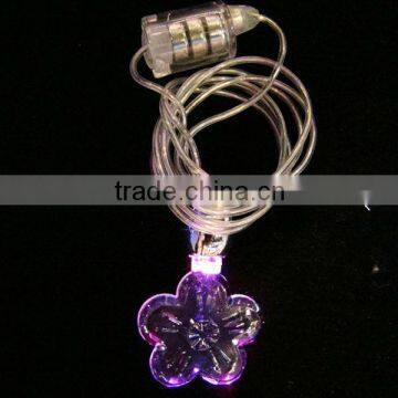 Factory sale led light up string necklace for party