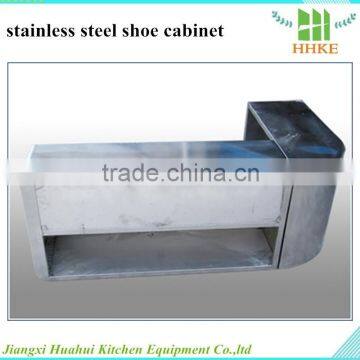 Customized S Model Double-layer stainless steel shoe cabinet for sale