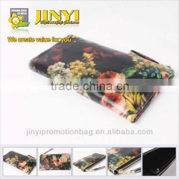 2013 hot sale PVC printed wallet customized ladies wallet