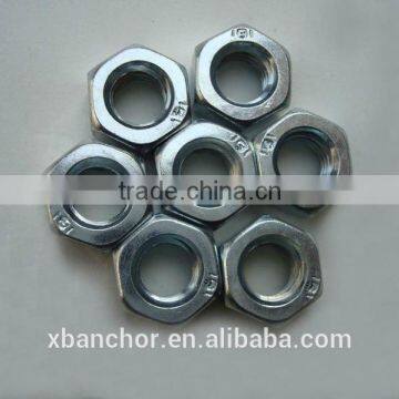 din934 4.8grade nut M5 with zinc palted made in hebei handan