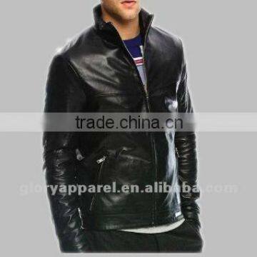 Light leather jacket men