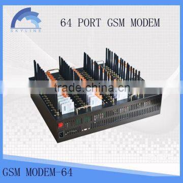 bulk sms with 64 sim cards multi-socket