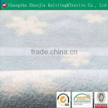 Two-side Brushed One-side Antipilling Custom Print Polar Fleece Fabric ZJ047 photo-2