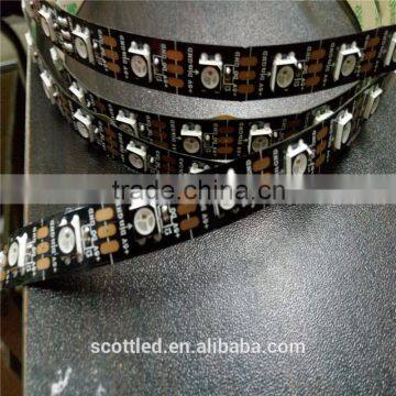 SK6812 led tape DC 5V 1m full color 60leds/pcs black PCB and Black Led chip led strip for home decorating holiday decorating                        
                                                                                Supplier's Choice