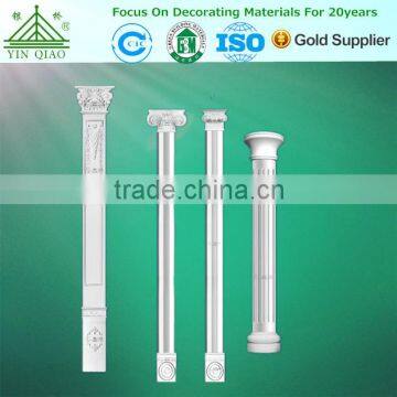 Building Outside Wall Decorative Construction Material GRC Roman Column