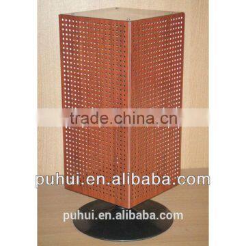 four sides luxurious metal rotating counter rack with CE certificate