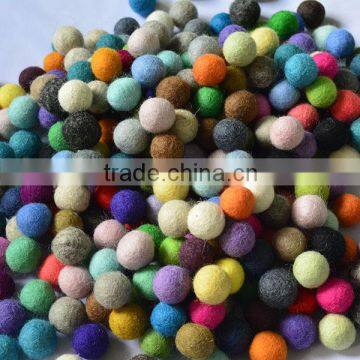 Woolen Felt Balls 60 Colors mix