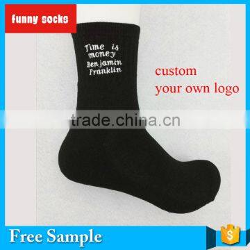 Custom Logo Embroidery Sport Socks photo-5