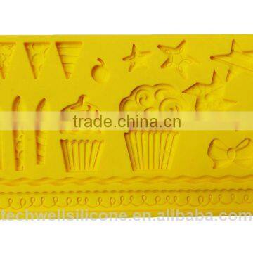 Factory directly sale silicone fondant mould cake decorating tools