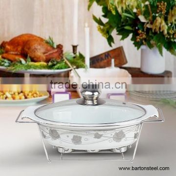 Ceramic Chafing dish and food warmer