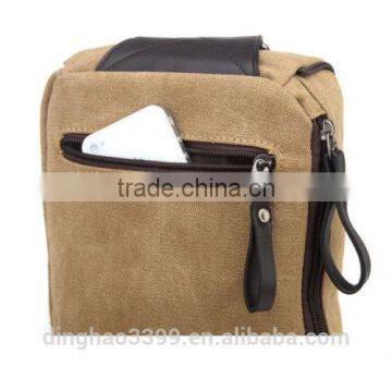 Popular student shoulder bag cheap retro bag canvas messenger bag