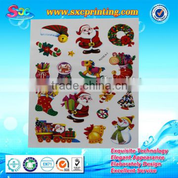 Christmas glass window stickers , Christmas window stickers