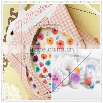 3D nail stickers nail flowers for nail art nail decorations factory price