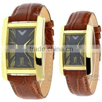 YB OEM/ODM square couple wristwatch Water resistant wholesale watch