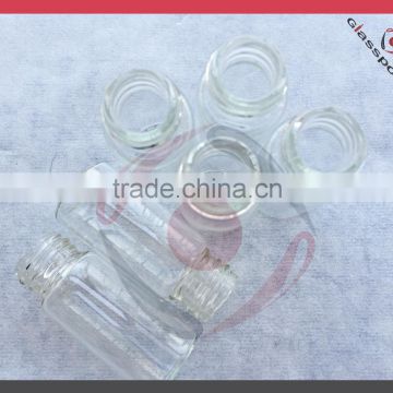 sample bottle, sample vial, sample tube with plastic cap, clear/amber